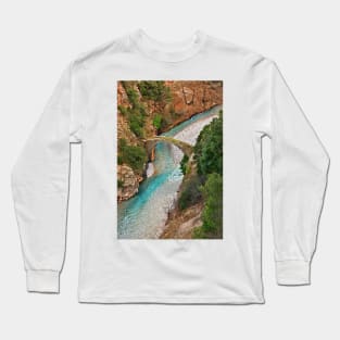 The stone arched bridge of Petroto Long Sleeve T-Shirt